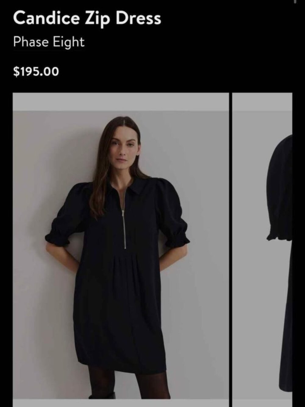 NWT Nordstrom zip dress